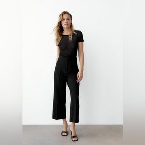Zara, high waisted, black trousers